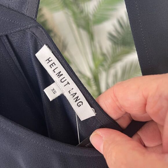 Helmut Lang Navy Tank. Raw Hem. NWOT SZ XS. Runs large. - Picture 6 of 7